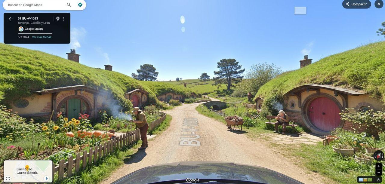 Tampilan Google Maps Middle-earth