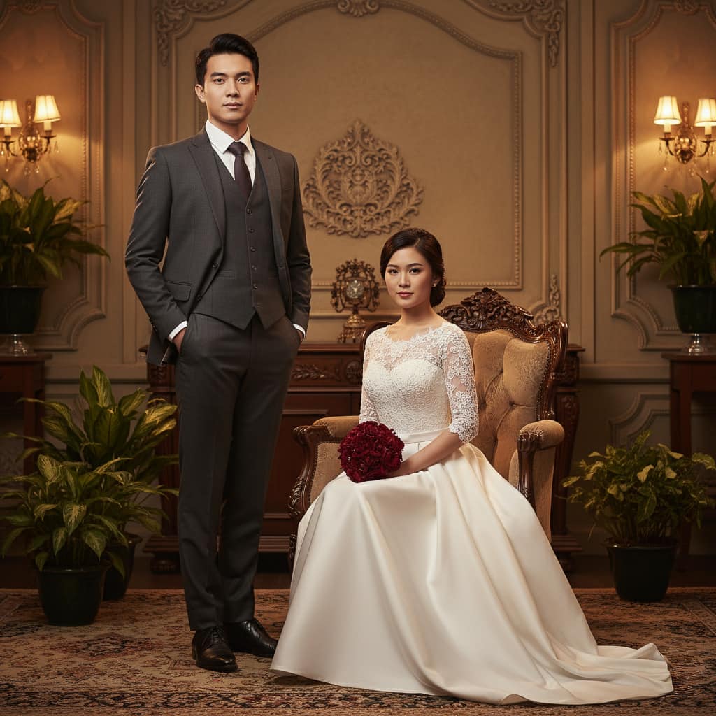 Pasangan · Prewedding · Vintage Prompt