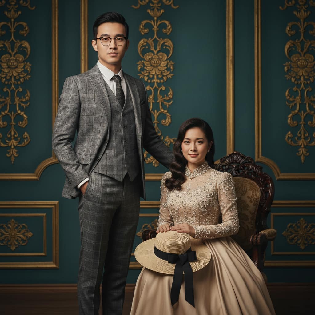 Pasangan · Studio · Vintage Prompt