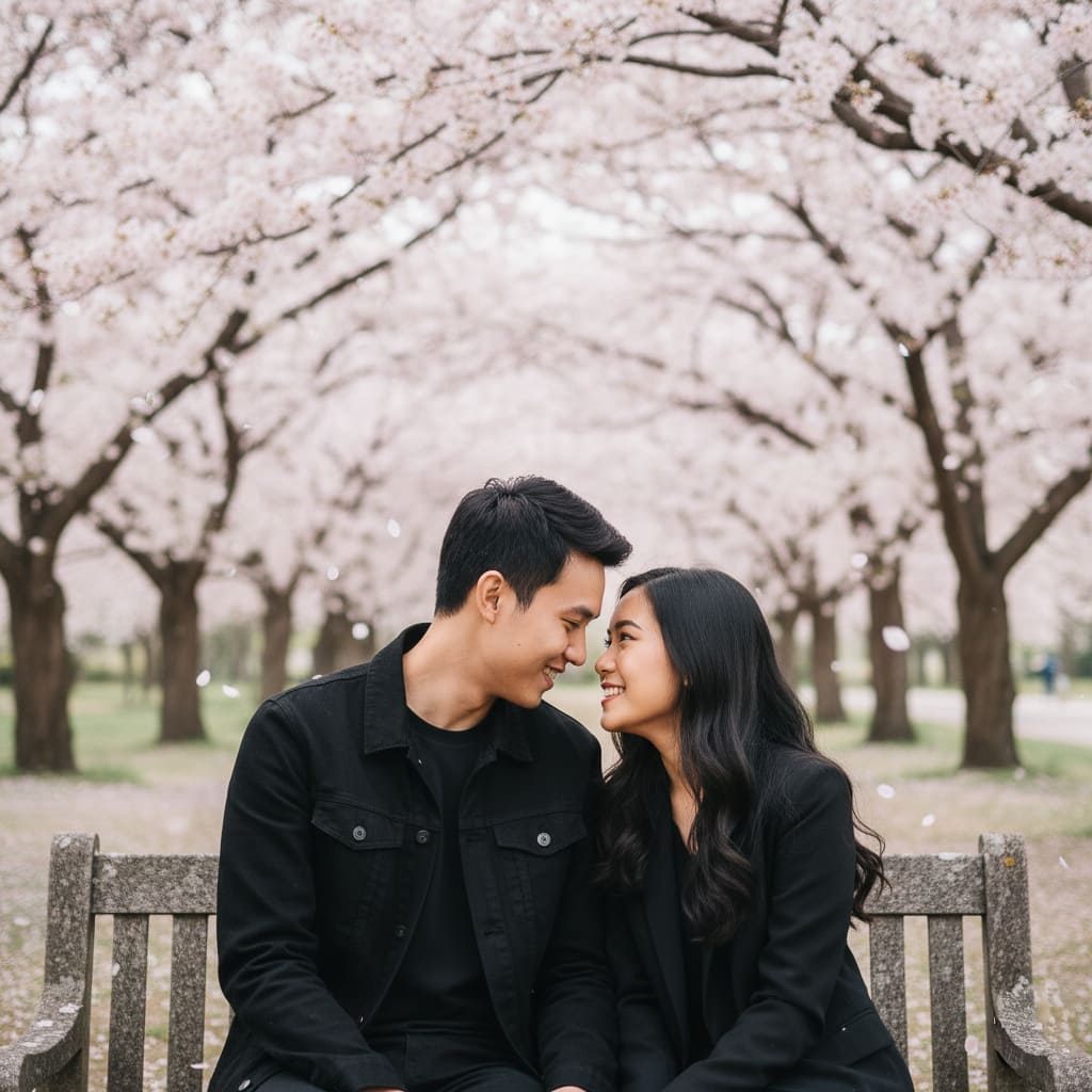 Pasangan · Romantis · Sakura Prompt