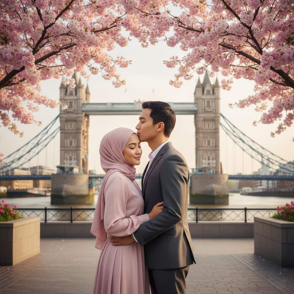 Pasangan · London · Jembatan Prompt