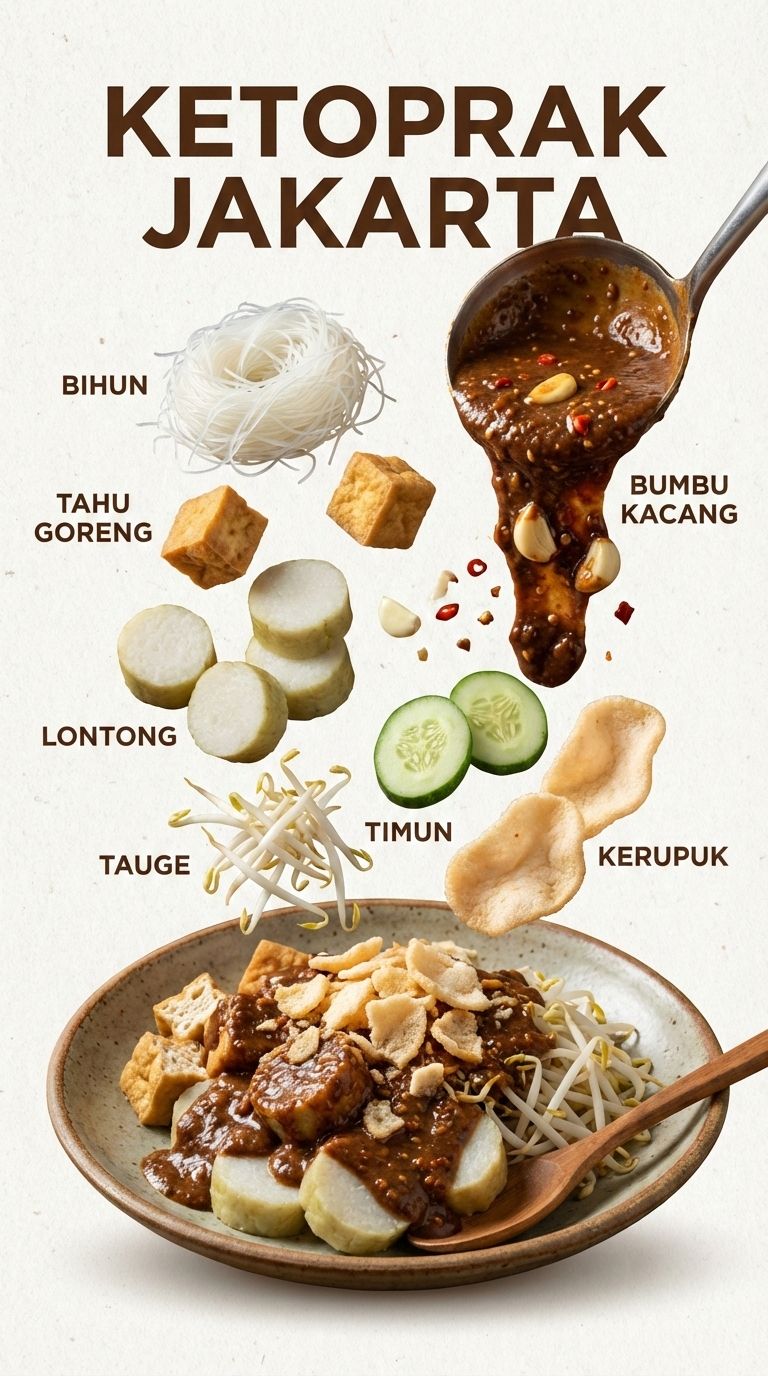 Ketoprak · Indonesian-Food · Infographic Prompt