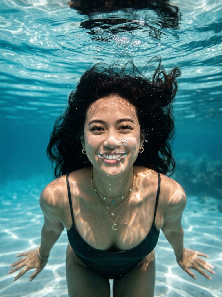 Underwater · Air · Woman Prompt