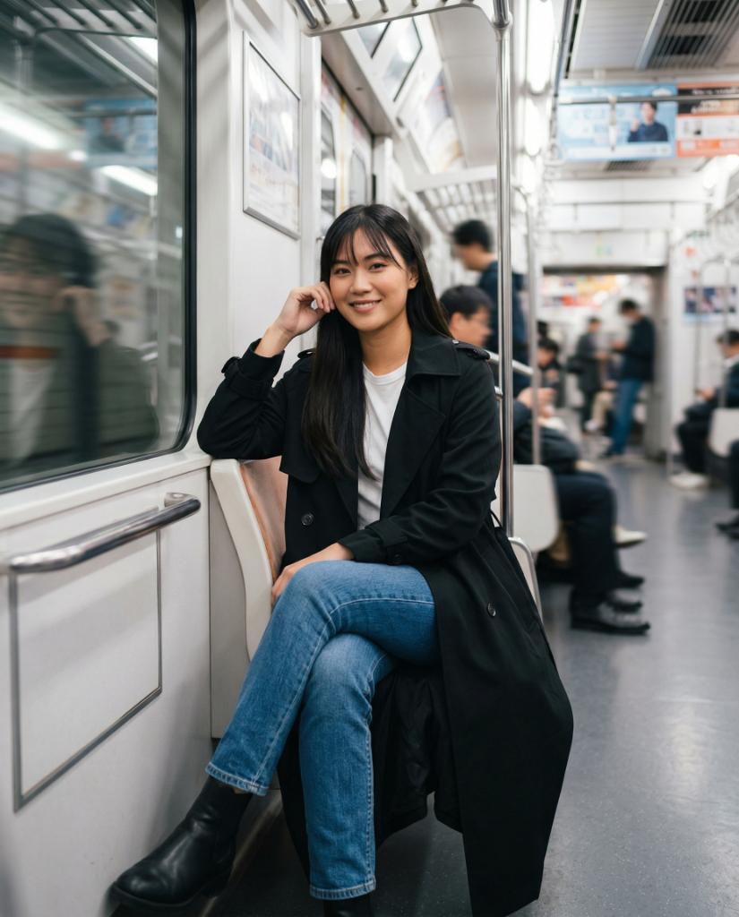 Subway · Kereta · Portrait Prompt