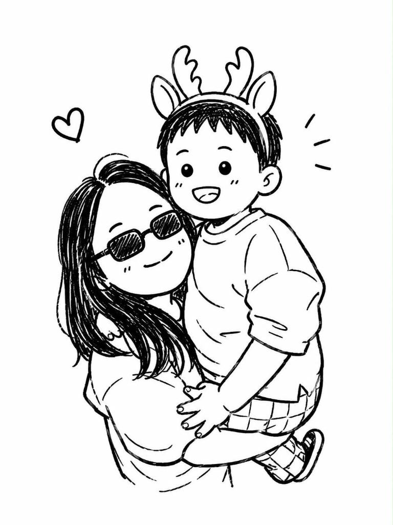 Doodle · Illustration · Black Ink Prompt