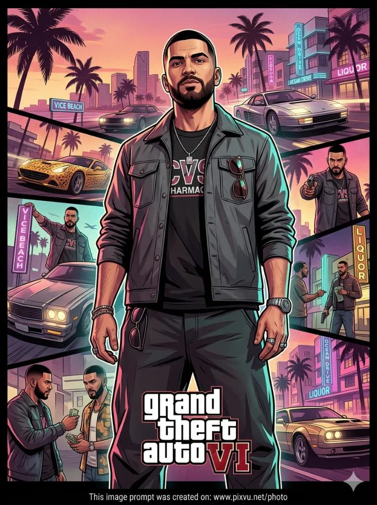 Poster · Gta Style · Nano Banana Prompt