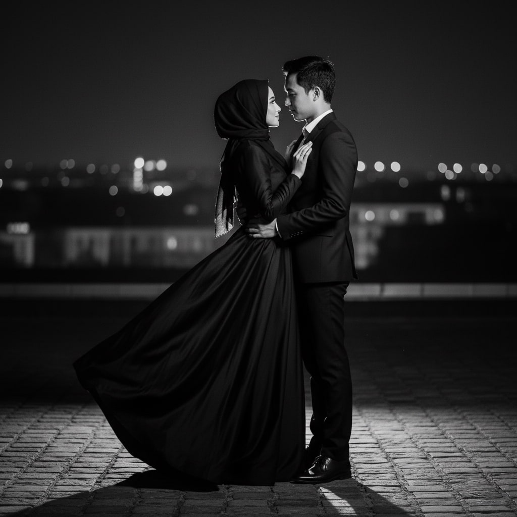 Couple · Portrait · Black Prompt