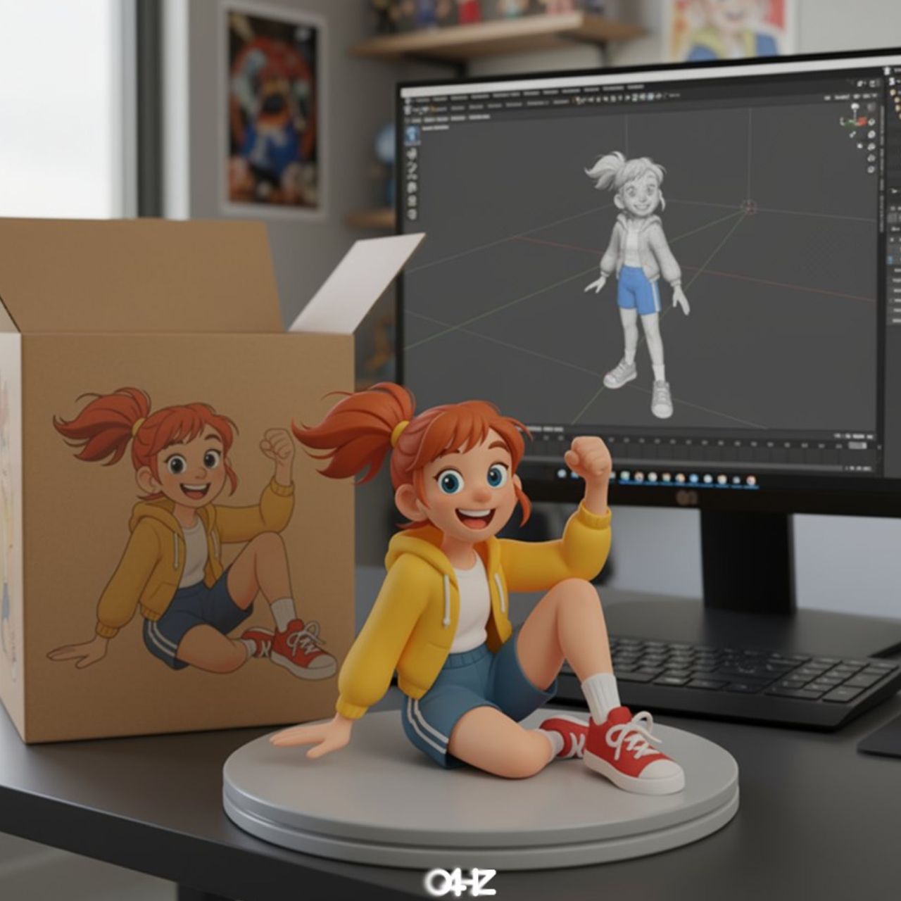 Ilustrasi menjadi Figur