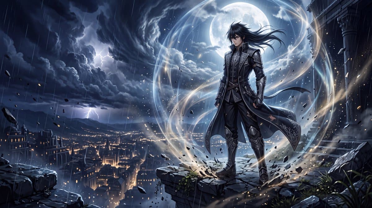 Sinematik Anime Fantasi Gelap Premium