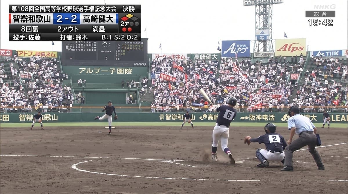 Layar Siaran Bisbol Koshien