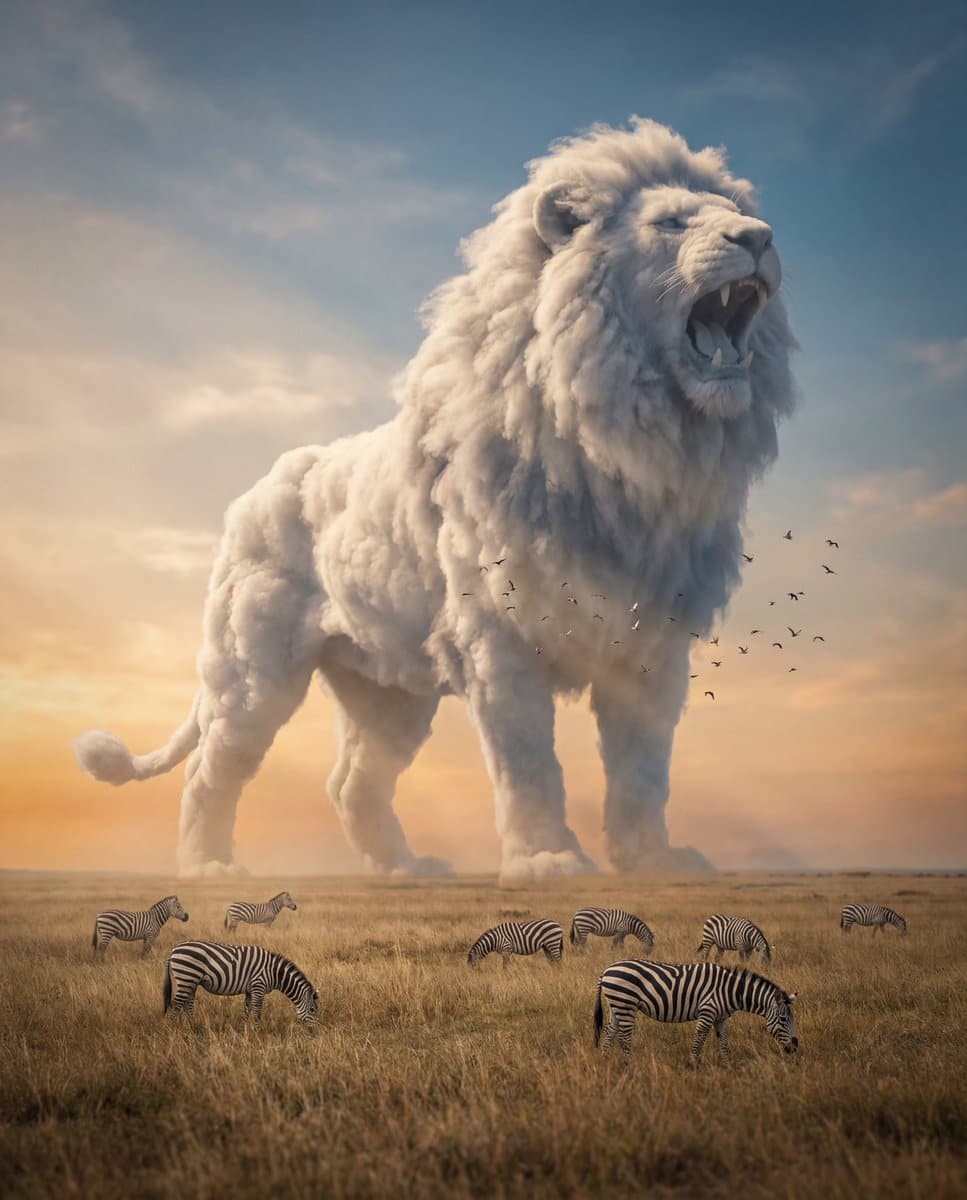 Foto Awan Berbentuk Gajah