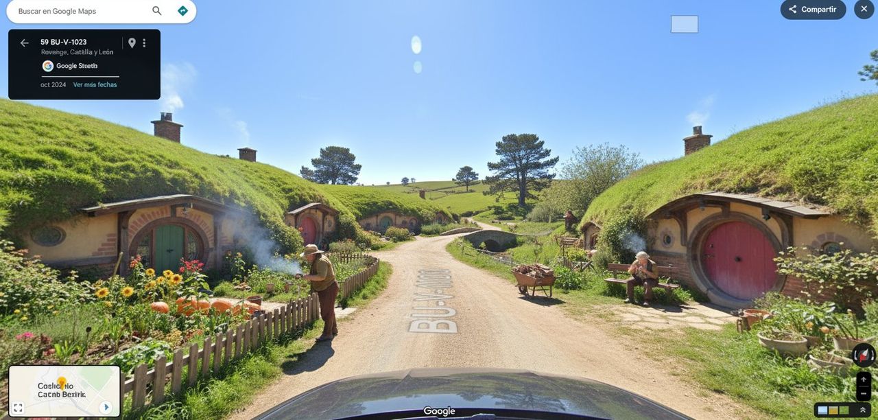 Tampilan Google Maps Middle-earth
