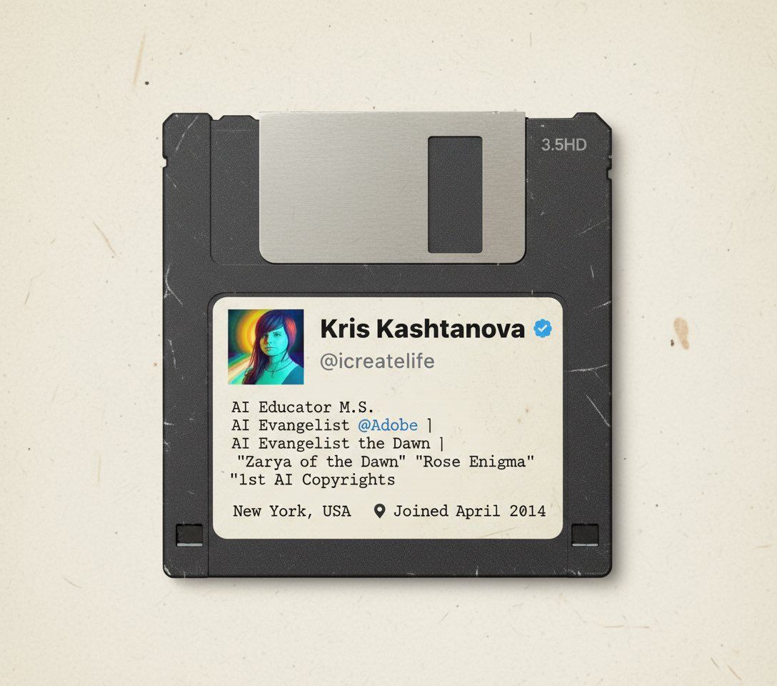 Ubah Akun X menjadi Floppy Disk